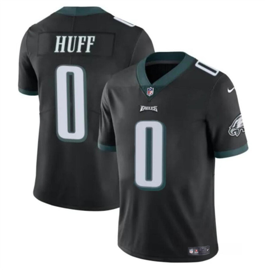 Men's Black Philadelphia Eagles #0 Bryce Huff Vapor Untouchable Limited Stitched Football Jersey